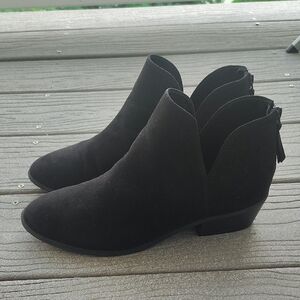 Old Navy Black Ankle Boots 8 Women's